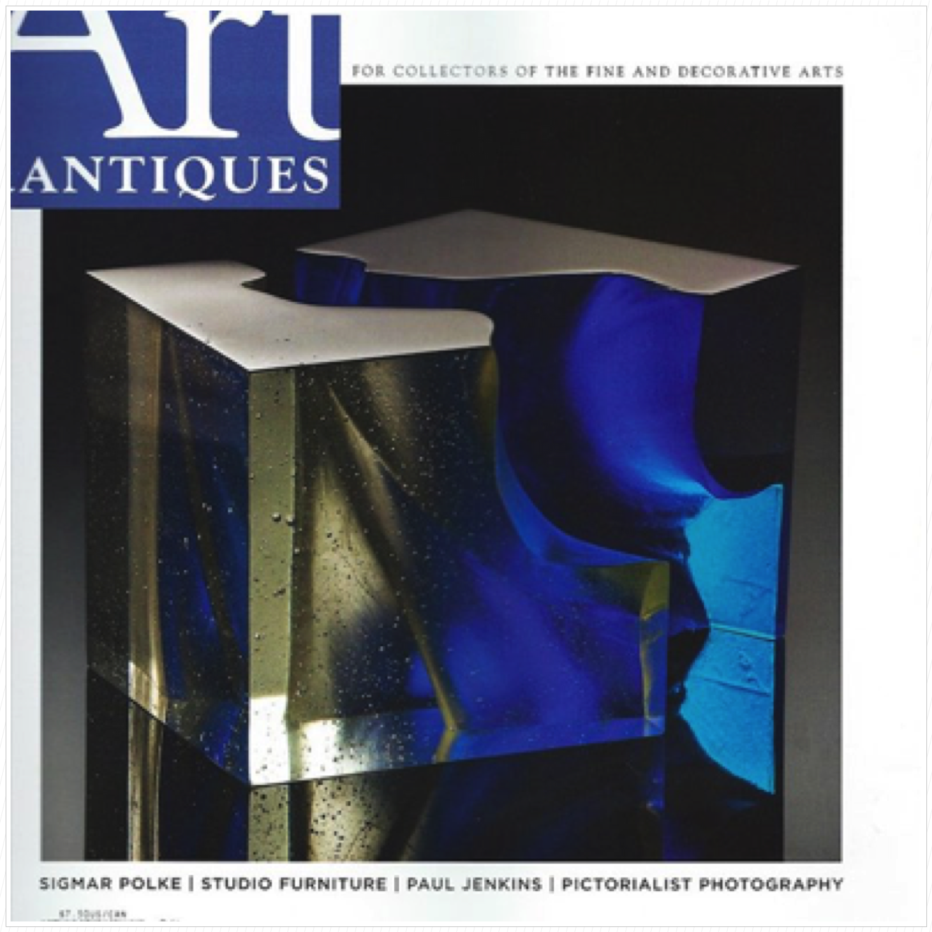 2014 April Art & Antiques 
Magazine Cover